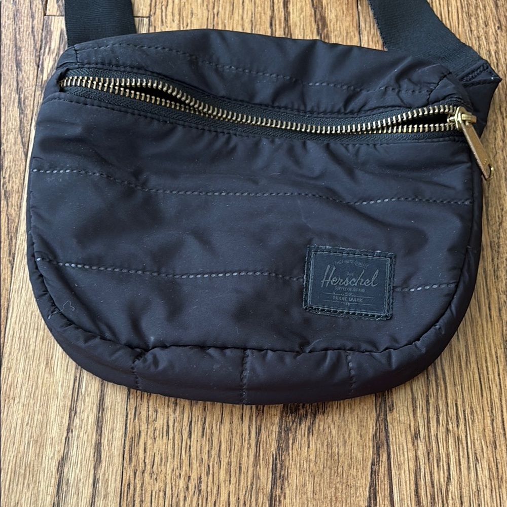 Herschel Supply Company Black Belt Bag Durable Nylon